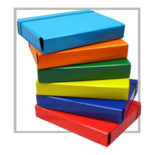 Cartellina porta documenti Dorso 6cm colori casuali