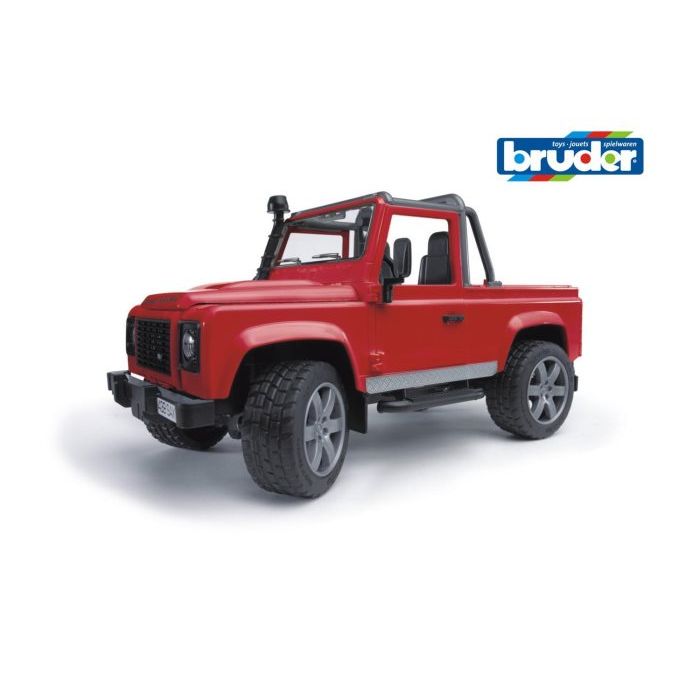 Bruder Pick-Up Land Rover Rosso