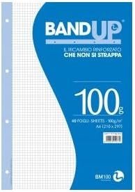 Band-Up 9160, Ricambi Rinforzati A4 100Gr 40Fg 4Mm