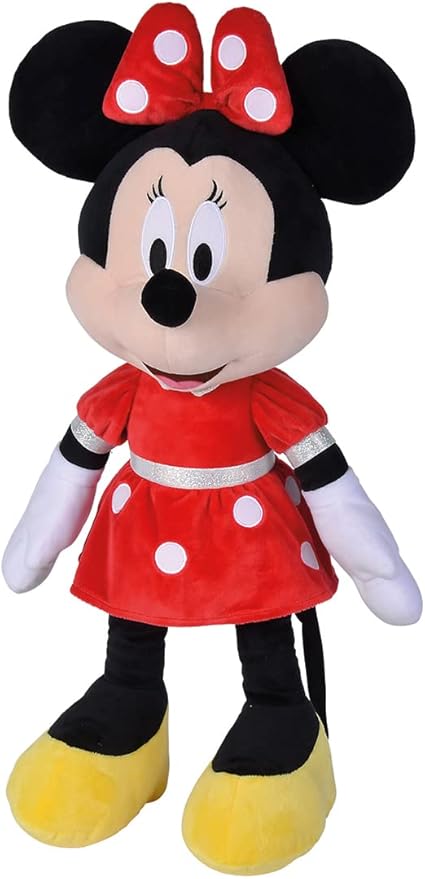 Simba Disney - Peluche Minnie con Abito Rosso 61 Cm