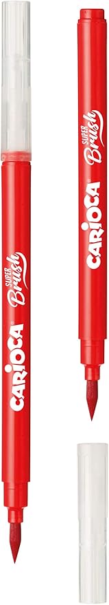 CARIOCA Pennarelli Super Brush 10 Pezzi