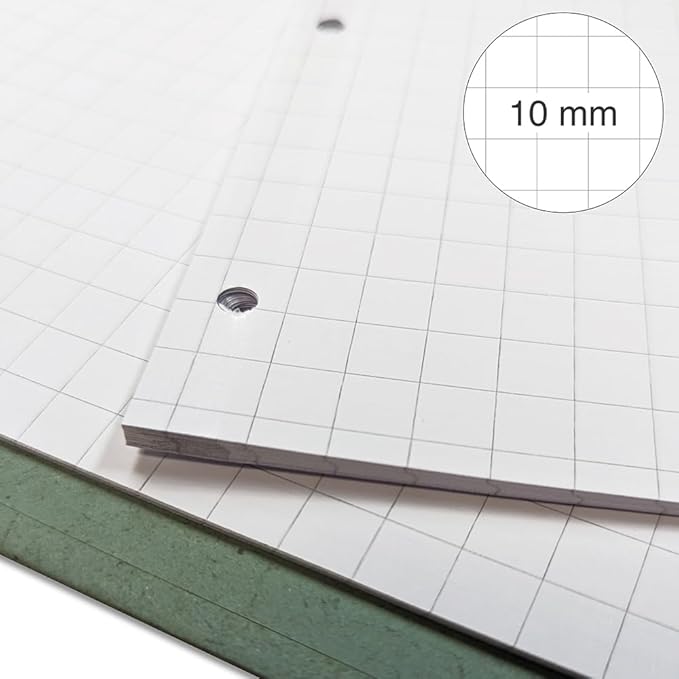 Ricambi Bandup A4 Con Banda Rinforzata - Rigatura 10Mm