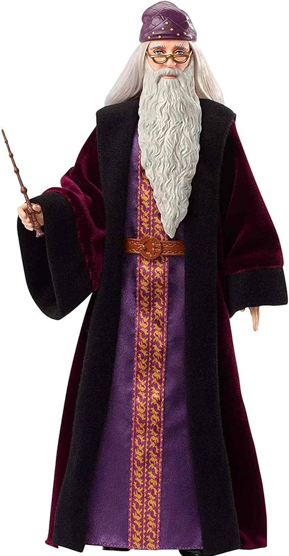 Mattel Games, Harry Potter, Personaggio Albus Silente Articolato da 30 cm