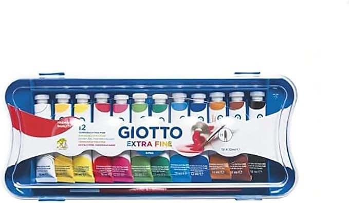 GIOTTO Extra Fine - Astuccio da 12 Tempere