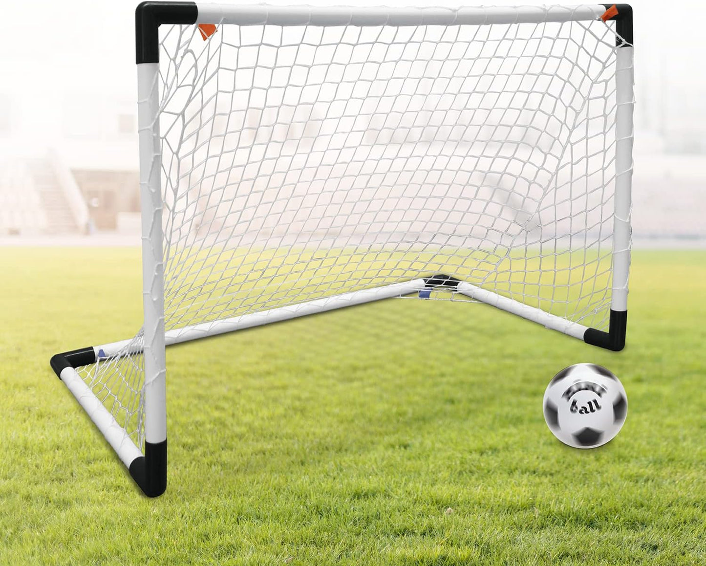 Set 1 Porta da Calcio per Bambini con Rete, Pallone Mini Ball incluso