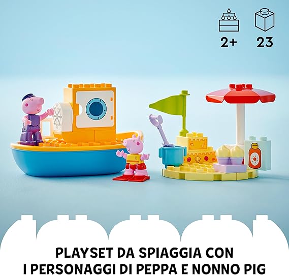 LEGO DUPLO Viaggio in Barca di Peppa Pig, 10432