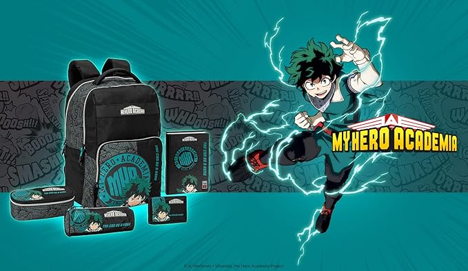 COMIX ANIME, My Hero Academia - Zaino Scuola porta Pc Unisex