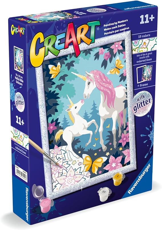 Ravensburger CreArt Serie D: Unicorni glitter