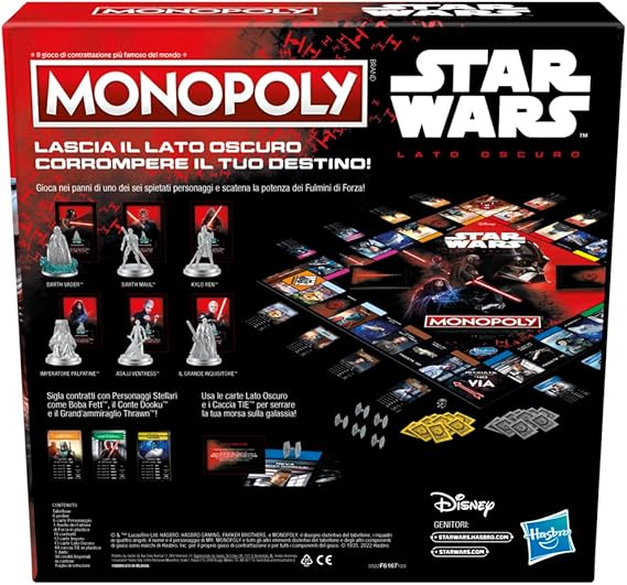 Hasbro Gaming Monopoly: Star Wars Lato Oscuro