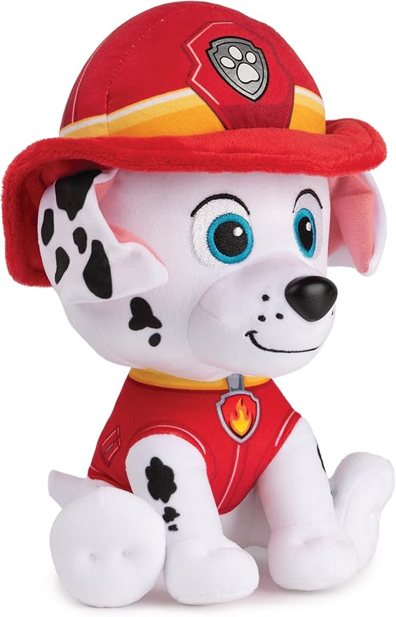 Paw Patrol Gund - Peluche Marshall, 23 cm
