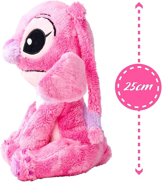 Disney Plush originale Di Angel, 25 cm, colore rosa