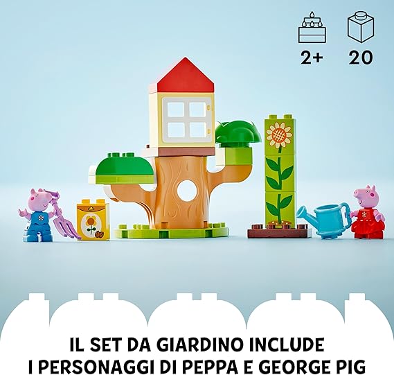 LEGO DUPLO Il Giardino e la Casa sull’Albero di Peppa Pig, 10431