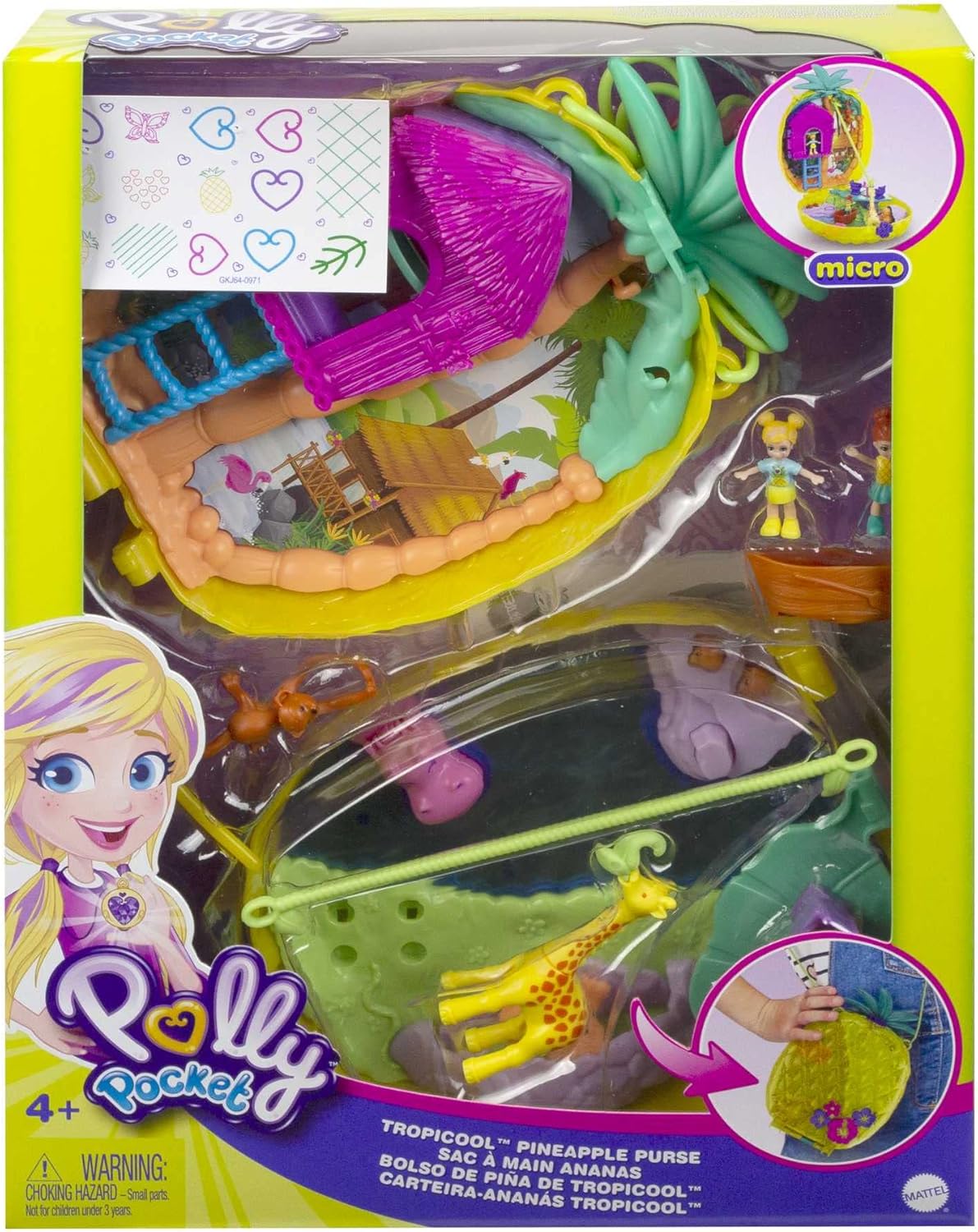 Polly Pocket Tropicool Ananas