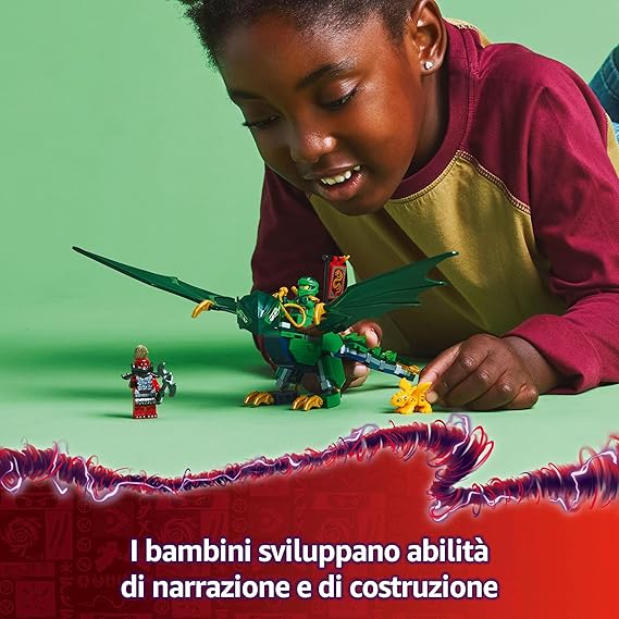 LEGO NINJAGO Drago della Foresta Verde di Lloyd