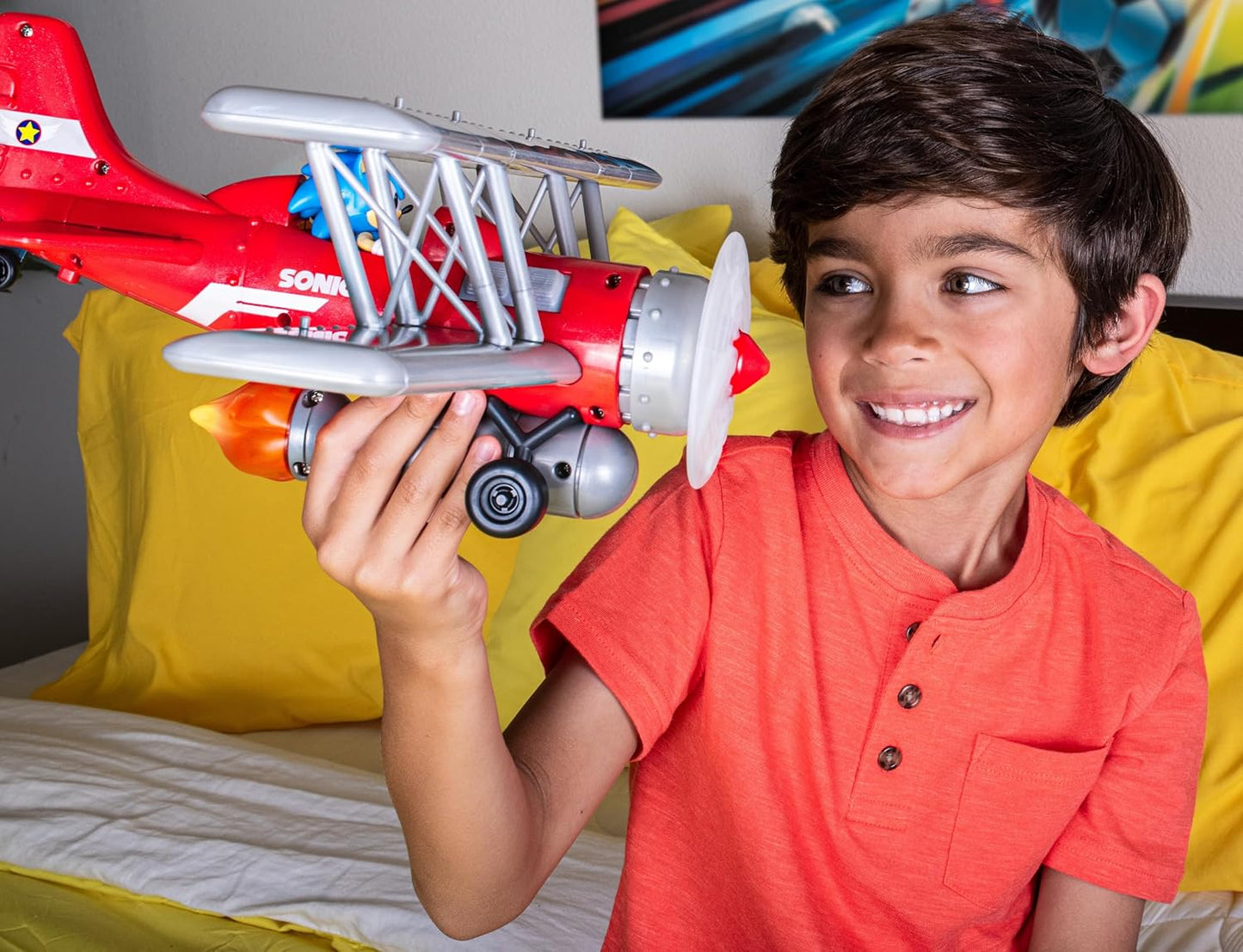 Sonic The Hedgehog JAKKS Pacific, set da gioco biplano Tornado