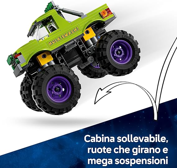 LEGO Marvel Truck di Hulk Contro Thanos