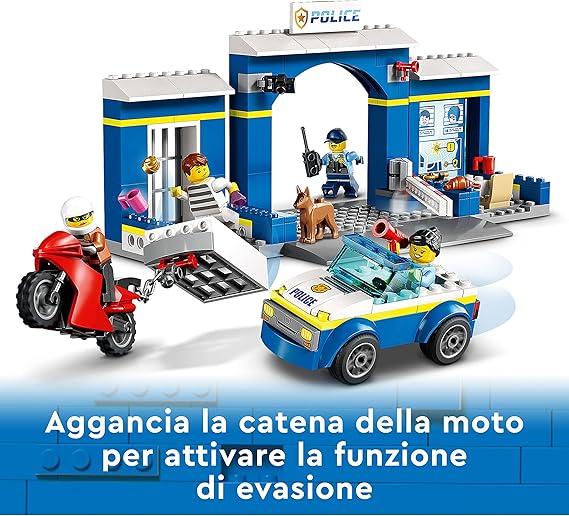 LEGO City Inseguimento alla Stazione di Polizia, 60370