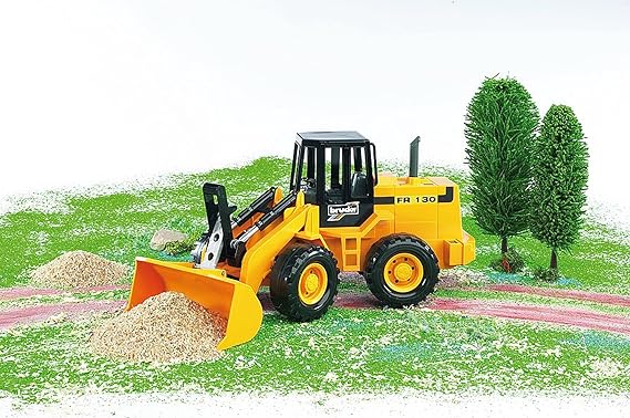 Bruder - Pala gommata articolata FR 130, benna anteriore