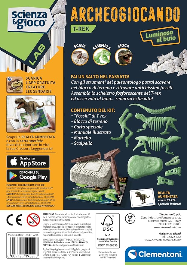 Clementoni - Archeogiocando Tirannosaurus Rex