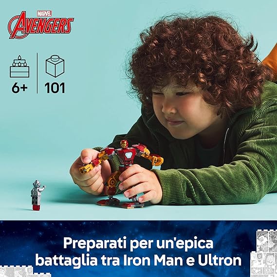 LEGO Marvel Mech di Iron Man Contro Ultron