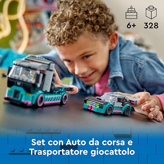 LEGO City Auto da Corsa e Trasportatore, 60406