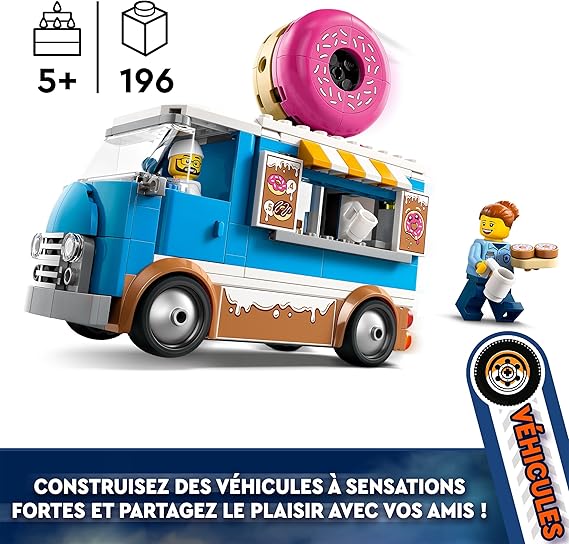 LEGO City Furgone delle Ciambelle, 60452