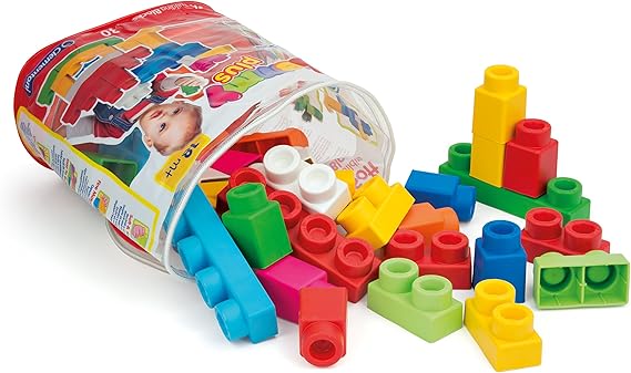 Clementoni Mattoncini, Plastica, Multicolore, 30 Pezzi