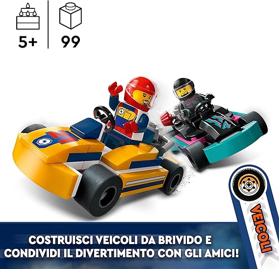 LEGO City Go-Kart e Piloti, 60400