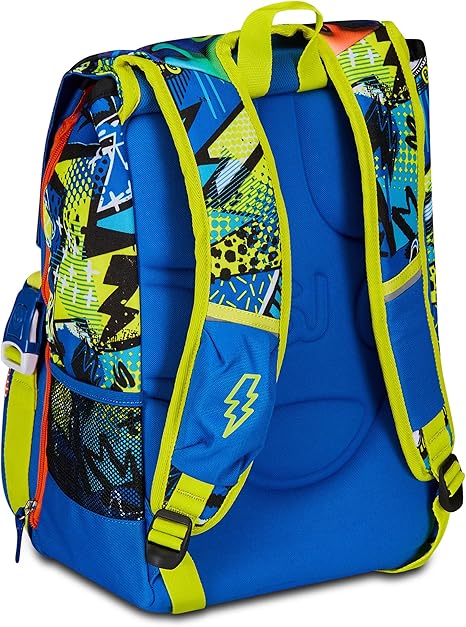 SJ Gang Zaino Scuola Estensibile, Blu, Sphere Full Boy