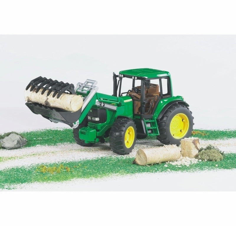 BRUDER TRATTORE JOHN DEERE CON BENNA
