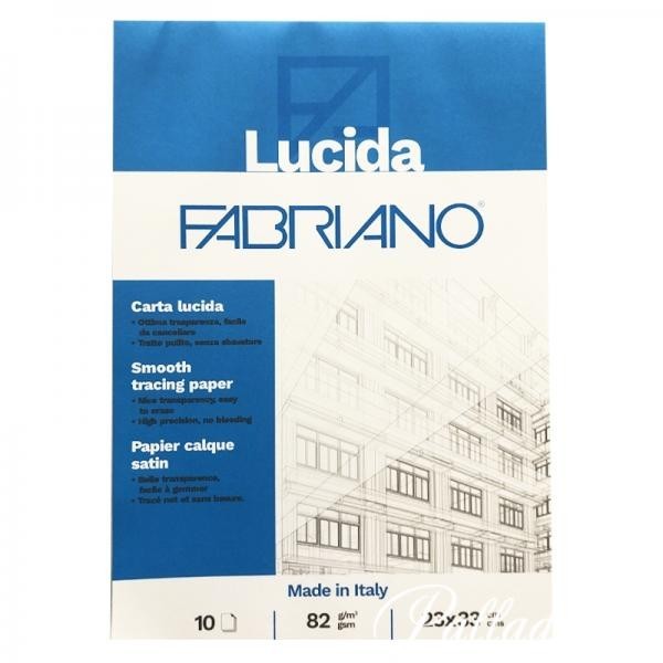 BLOCCO CARTA LUCIDA FABRIANO 82gr 10ff A4