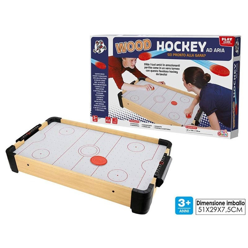 GENERAL TRADE GIOCO IN LEGNO HOCKEY AD ARIA A BATTERIA