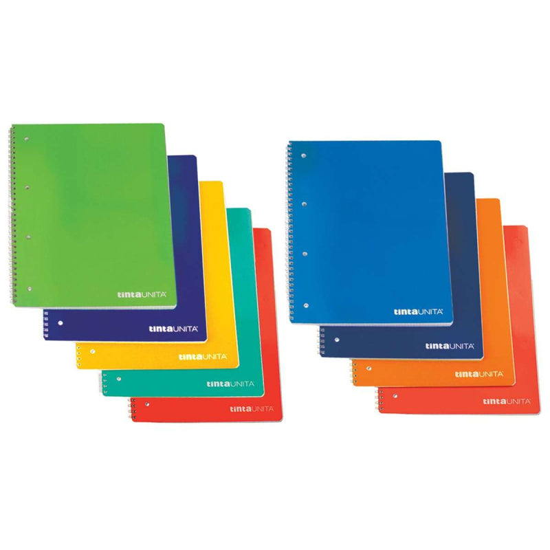 Maxi Quaderno A4 con spirale copertina in ppl 80 fogli da 80gr righe 1R CON FORI