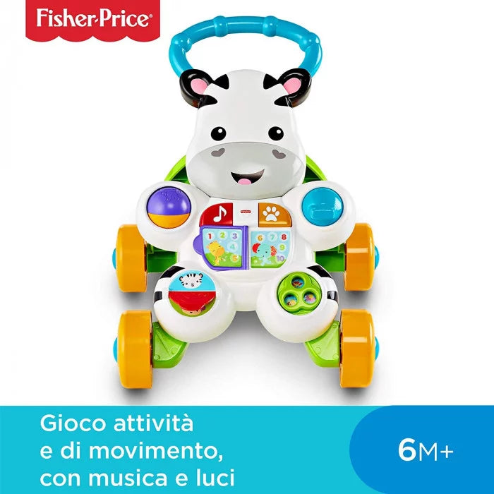 Zebra Primi Passi Spingibile Fisher Price