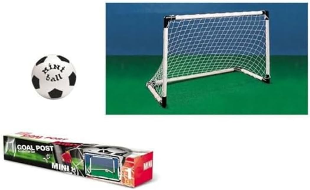 Set 1 Porta da Calcio per Bambini con Rete, Pallone Mini Ball incluso