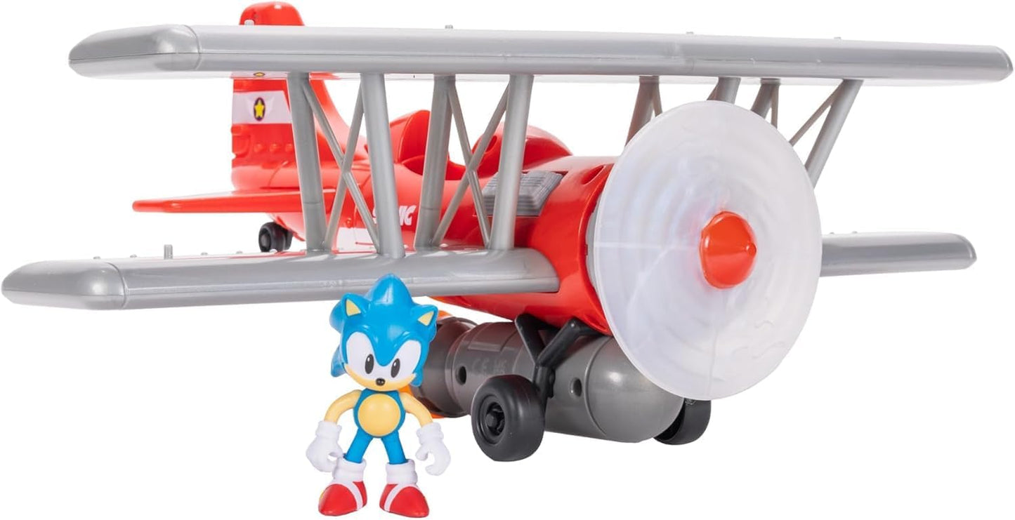 Sonic The Hedgehog JAKKS Pacific, set da gioco biplano Tornado