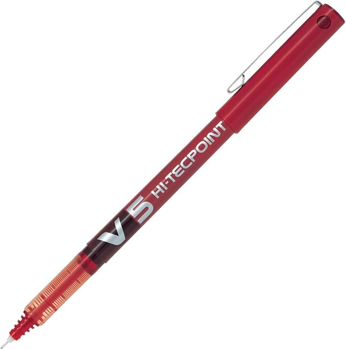Pilot Roller inchiostro liquido V5 Punta 0,5 mm ROSSO