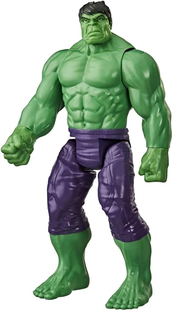 Hasbro Marvel Avengers - Titan Hero Series Blast Gear, Action figure di Hulk (classe Deluxe), di 30 cm