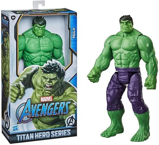 Hasbro Marvel Avengers - Titan Hero Series Blast Gear, Action figure di Hulk (classe Deluxe), di 30 cm