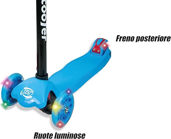 Monopattino 3 Ruote, con Ruote Luminose MX 50 kg CONTATTACI PER CONOSCERE I COLORI DISPONIBILI!!