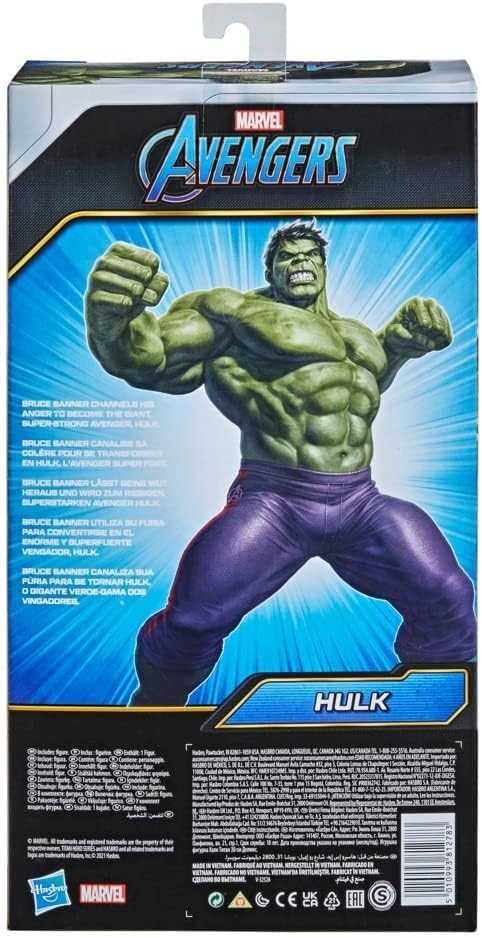 Hasbro Marvel Avengers - Titan Hero Series Blast Gear, Action figure di Hulk (classe Deluxe), di 30 cm