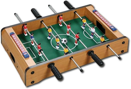 Sport1 Calcetto da Tavolo Table Top - Calciobalilla 6 vs 6 Aste Uscenti CM 51 x 31 x 10