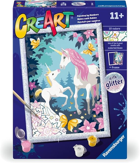 Ravensburger CreArt Serie D: Unicorni glitter