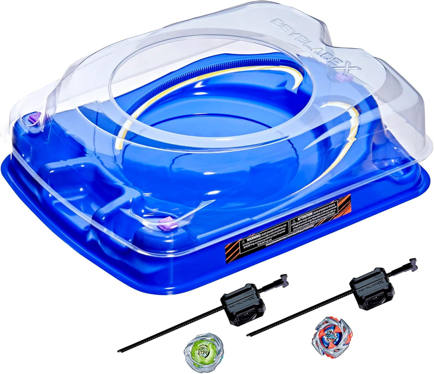 Beyblade X, set da battaglia Drop Attack Arena+2 trottole