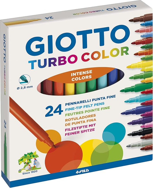 GIOTTO TURBO COLOR Ast. 24 pennarelli