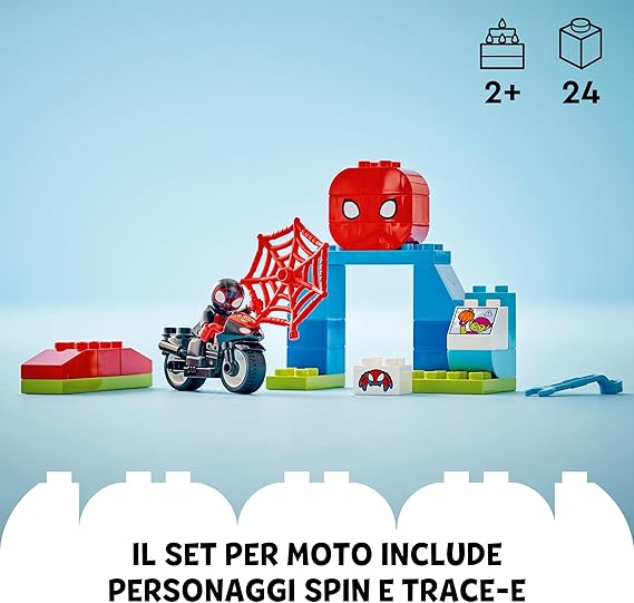 LEGO DUPLO Marvel L’Avventura in Moto di Spin