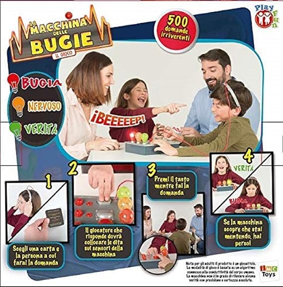PLAY FUN BY IMC TOYS Macchina delle Bugie (in Italiano)