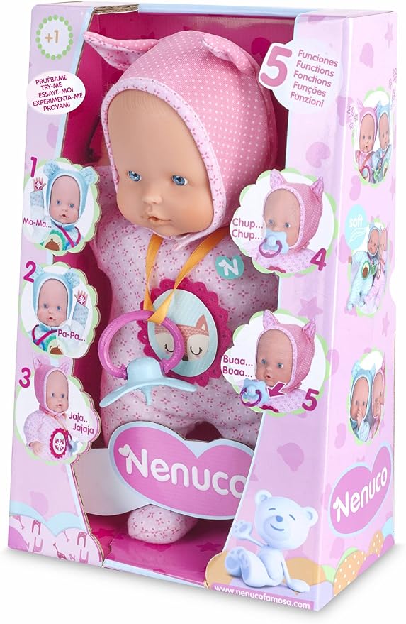 Nenuco 5 Funzioni Rosa 30cm