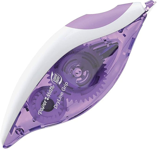 PAPERMATE CORRETTORE A NASTRO DRYLINE-GRIP mm.5x8.5mt.-4 COLORI