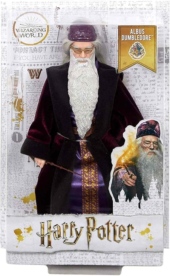 Mattel Games, Harry Potter, Personaggio Albus Silente Articolato da 30 cm